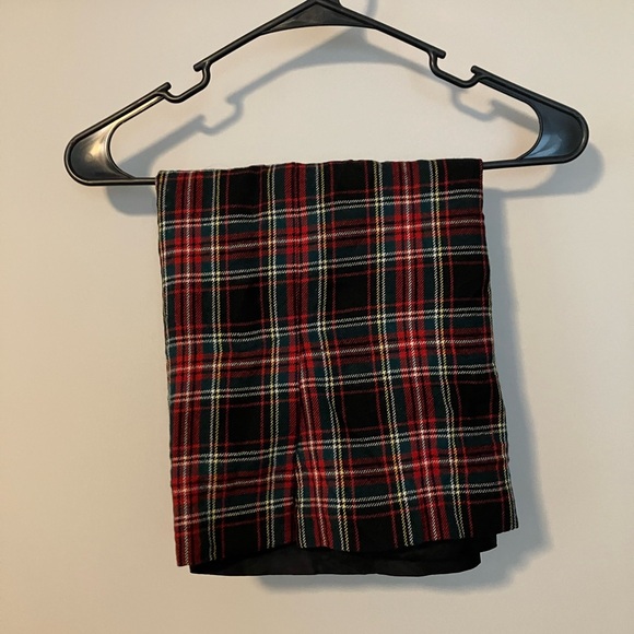 Talbots Red and Black Plaid Skirt - Picture 1 of 5